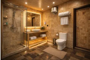 Hotel Mystic Mountain Kausani - Bathroom