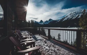Mount Engadine Lodge - Vue de la chambre