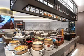 Fromk Huankai Hotel Guangzhou Zhengjia Square Tiyuxi Road Metro stop Branch-Provide shuttle buses for the Canton Fair - Restauracja