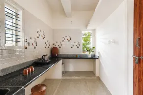 Nirvana by RedOlive 1BHK Nandi Hills Nr Airport - Cuisine privée