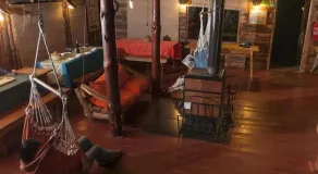 Cabaña y Hostal Salamandras - Parte interna