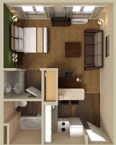 Extended Stay America Suites - Atlanta - Marietta - Powers Ferry Rd - Room