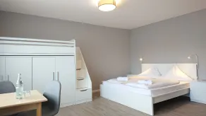 boardinghouse Kappeln by team SchleiFee - Studio Apartments mit Pantryküche - Værelse