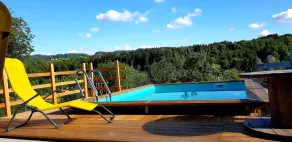 Chambres d'hôtes Cascades du Hérisson - Piscine