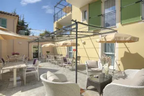 La Bastide de l'Oliveraie - Ausblick vom Zimmer