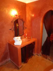 Riad Aldiana - Badeværelse
