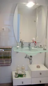Charming apartment in Palamós - Badrum