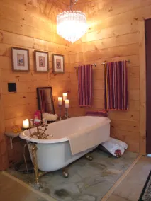 Smoky Mountain Lake View Cabin Bristol Tn - Bathroom