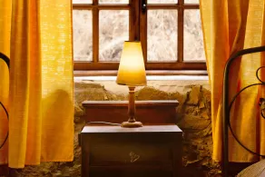 Maison avec jardin, terrasse et piscine privée | Vue montagne - Chambre