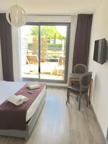 Les Terrasses D'Aix - Studio avec Grande Terrasse privée - Chambre