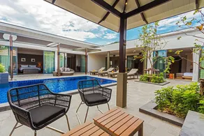 Bungalow avec terrasse, barbecue et piscine privée | Parfait pour le travail à distance - Vue de la chambre