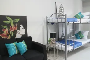 Food District Hostel - Ortigas Kapitolyo - Chambre