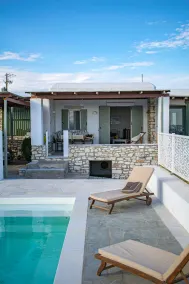 Lusso, 6 br, Villa fronte mare, Villa Agia Irini Cove con piscina privata - Piscina