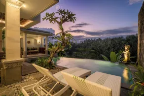 Sanggraloka Ubud - Vue de la chambre