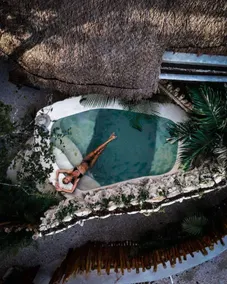 Hotel Muaré Tulum Wellness and Spa - Ausblick vom Zimmer