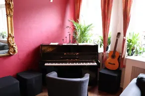 Hostel Lybeer Bruges - Coin salon dans le hall