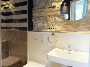 NOX HOTEL - Digital-Check-In - No Reception - nahe Bretten & Karlsruhe - 3 Tokyo - Bagno