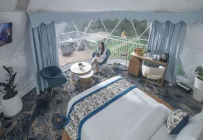 Vanani Luxury Glamping and Resorts Munnar - Ausblick vom Zimmer