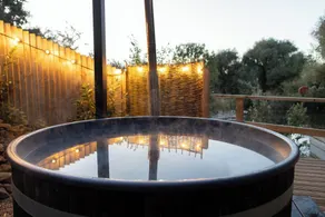 The Shepherds Hut at Bridge Lake Farm & Fishery - Spa