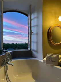 24H LE MANS Château de Lauresse chambres d'hôtes Luxe, avec services - Vue de la chambre