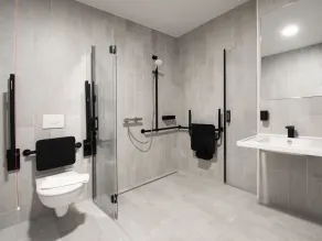B&B HOTEL Stralsund - Badrum
