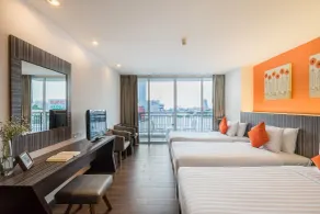 Hotel J Pattaya - Vue de la chambre