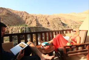 Ma'in Hot Springs - View from room