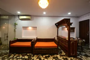 Inda Haveli - Área de estar no saguão