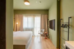 grey l studio apartments Downtown Cairo Ouzonian House - Vista do quarto