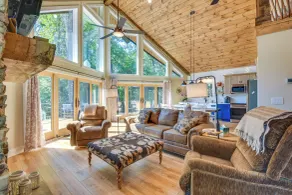 Secluded Lake Lanier Cabin w/ Game Area - Interior