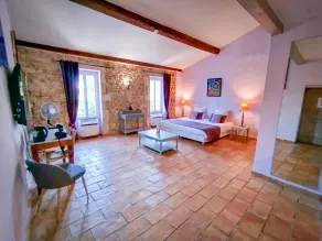 Le Mas de Gleyzes - Charme Authentique & Détente avec Piscine - Værelse