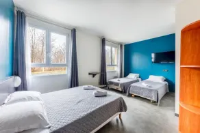 Hôtel La Nonette ASTERIX, CDG AIRPORT & PARIS CENTRE - Værelse