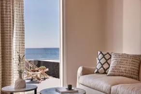 Incognito Beach Villa Santorini - Vue de la chambre