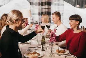 Revontuli Resort Glass Igloos - Restaurant