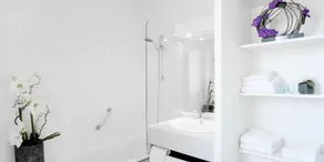 At Home Appart'Hôtel - Salle de bain