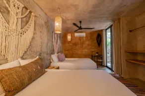 Casa Coyote Tulum - Ausblick vom Zimmer