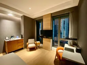 Genpla Hotel Shenzhen Nanshan - Ausblick vom Zimmer