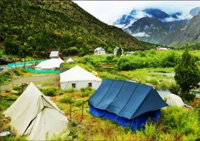 TIH Himalayan Shakia Camp - Jispa - Vista sulla campagna