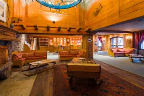 Residence  Le Cristal d'Argentière - Siddeområde i lobbyen