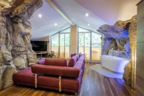 Alpenglühn Apartments - Adult Only - Area soggiorno
