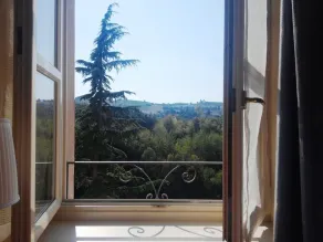 Il Castello di Bubbio - Ausblick vom Zimmer
