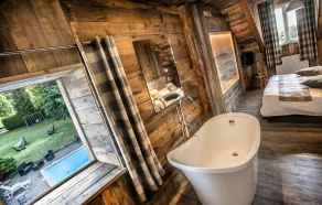 Hotel Le Rocher Blanc - Bathroom