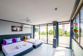 Happy Jomtien - Direct Beach Access, Sea View & Central Location - Chambre