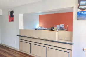 Red Carpet Inn - Check-in/check-out kiosk