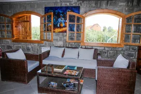 La pommeraie d'Ifrane - Sitzecke in der Lobby