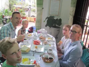 Sac Xanh Homestay - Ristorante