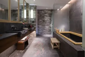 Shenzhen OCT Gankeng Ancient Town Phoenix Hakka Hotel - Bagno