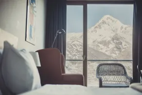 Rooms Hotel Kazbegi - View from room
