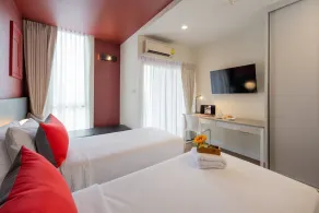 Blue Hippo & Red Crocodile Hotel - Vue de la chambre