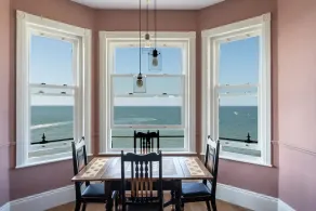 Stylish Beachfront Luxury Apartment, Sweeping Ocean Views and Log Burner - Room